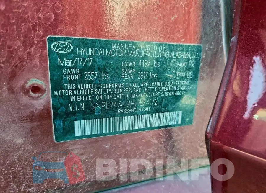 5NPE24AF2HH574172 Photo# 12