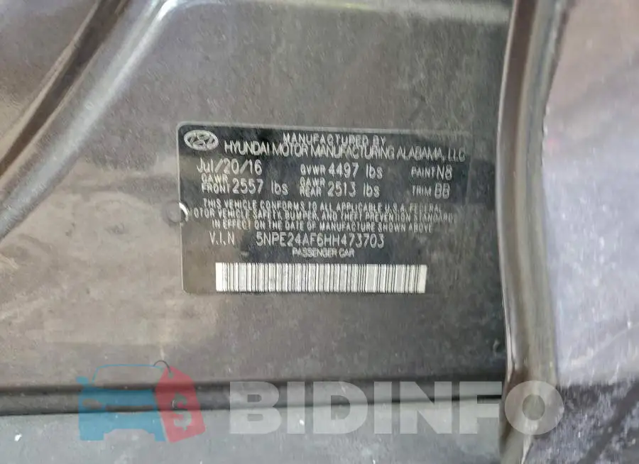 5NPE24AF6HH473703 Photo# 12