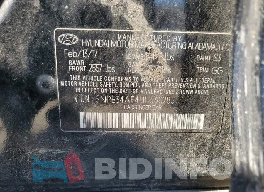 5NPE34AF4HH560285 Photo# 12
