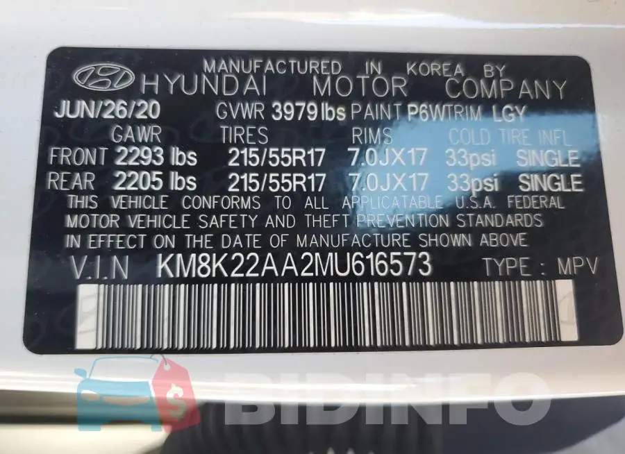 KM8K22AA2MU616573 Photo# 13