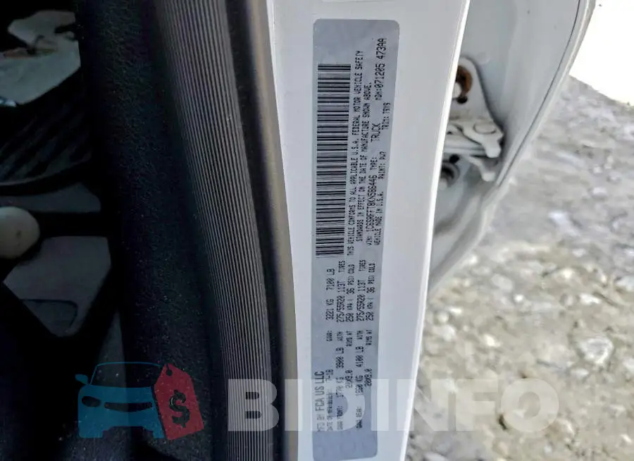1C6SRFFT8KN586446 Photo# 12