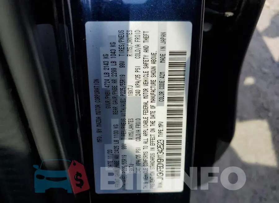 JM3KFBDM9M1342523 Photo# 13