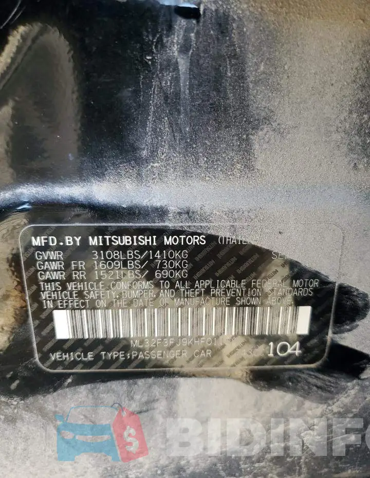 ML32F3FJ9KHF01102 Photo# 12