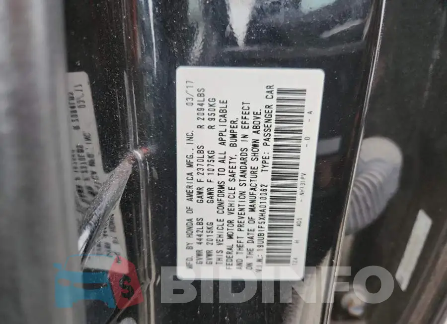 19UUB1F5XHA010062 Photo# 12
