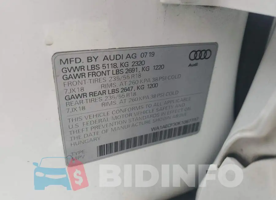 WA1AECF30K1087737 Photo# 13