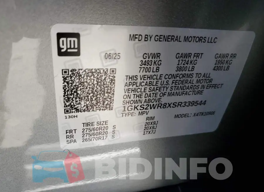 1GKS2WR8XSR339544 Photo# 13