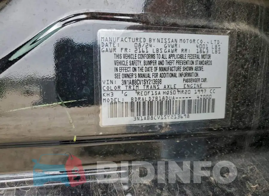 3N1AB8CV1SY213698 Photo# 12