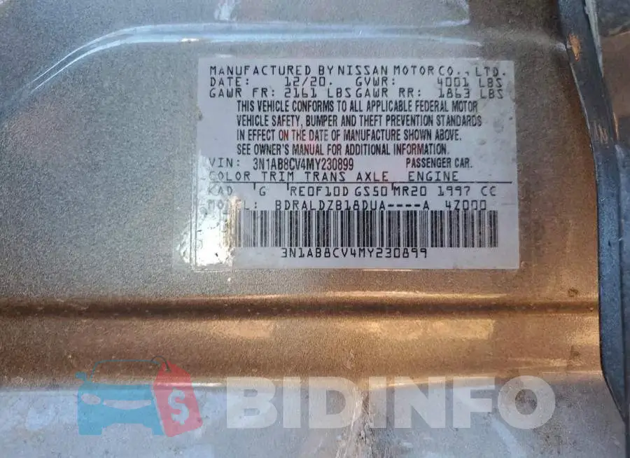 3N1AB8CV4MY230899 Photo# 13