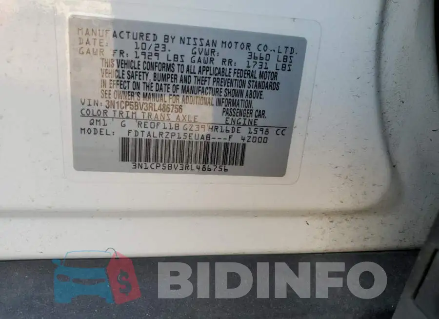 3N1CP5BV3RL486756 Photo# 13