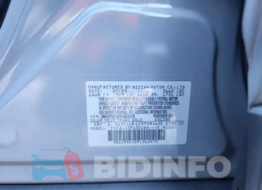 3N1CP5CV2PL562575 Photo# 13