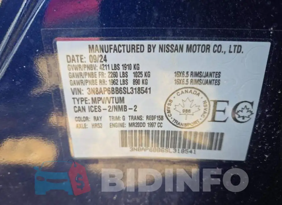 3N8AP6BB6SL318541 Photo# 13