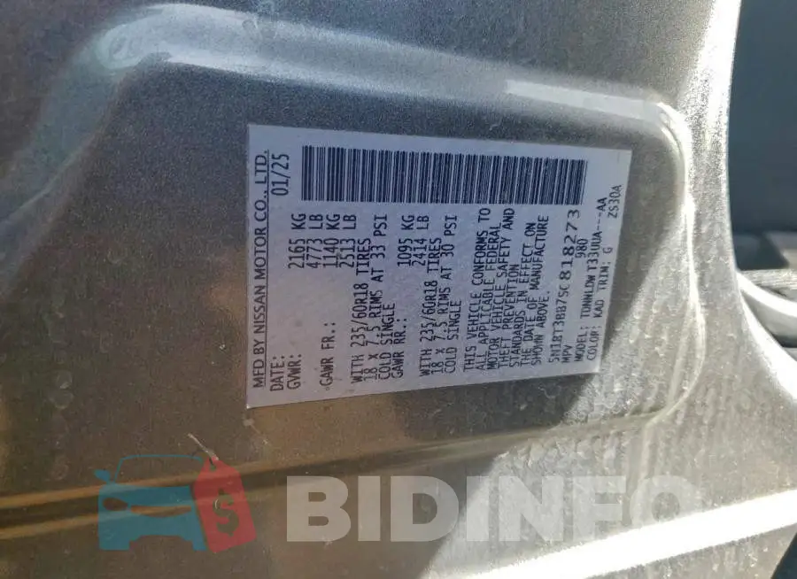 5N1BT3BB7SC818273 Photo# 14