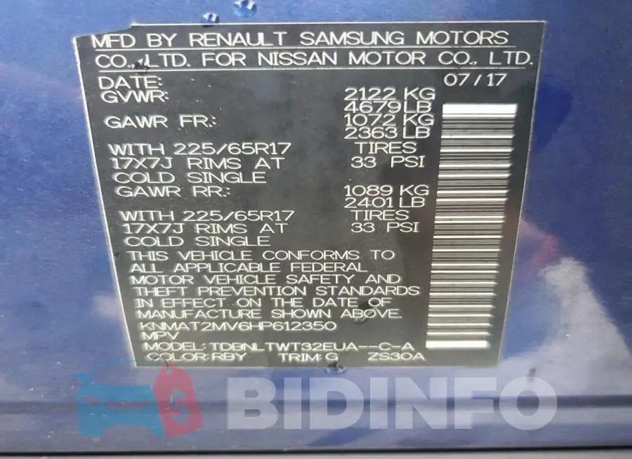 KNMAT2MV6HP612350 Photo# 14