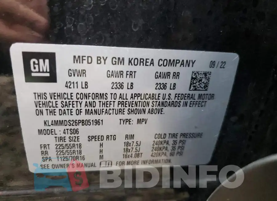 KL4MMDS26PB051961 Photo# 12