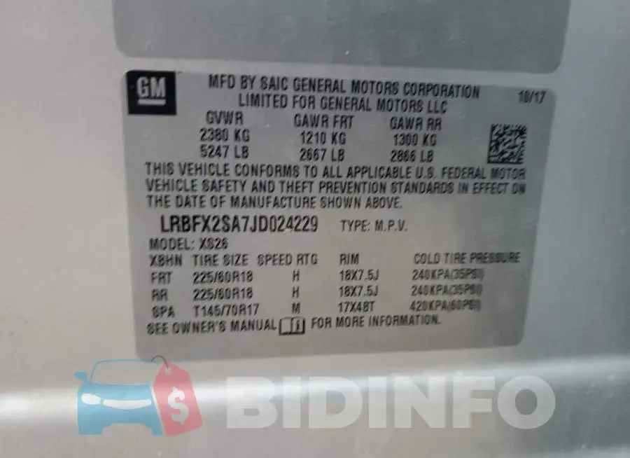 LRBFX2SA7JD024229 Photo# 12