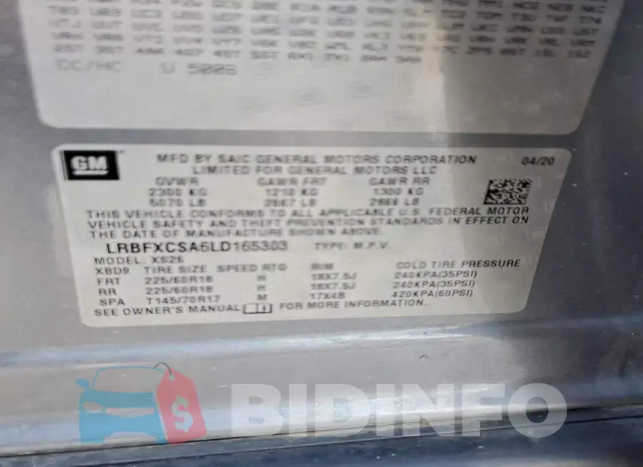 LRBFXCSA6LD165303 Photo# 13
