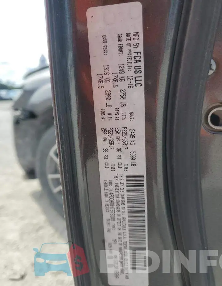 3C4PDCAB8HT573599 Photo# 13