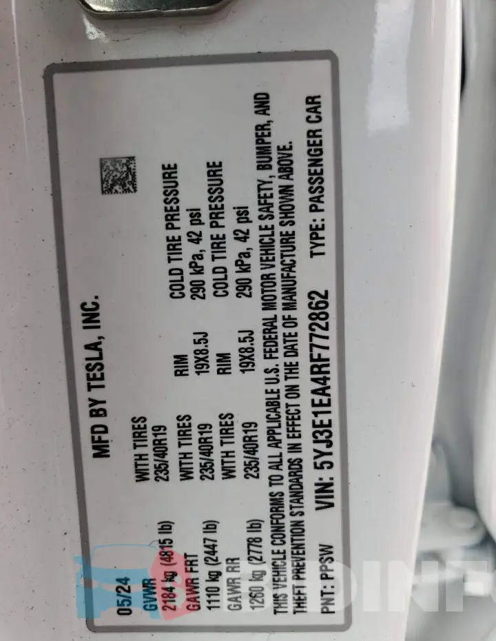 5YJ3E1EA4RF772862 Photo# 12