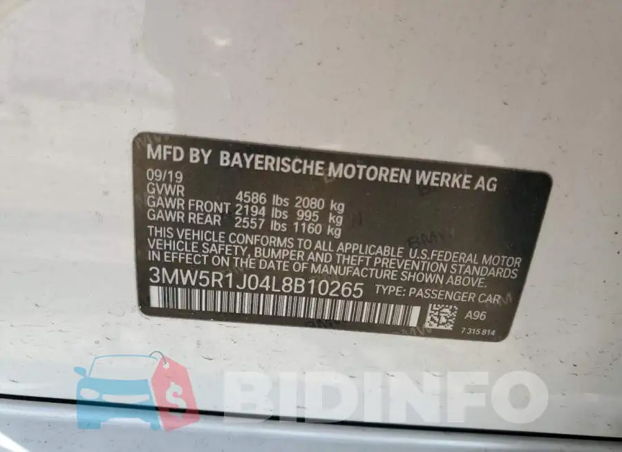 3MW5R1J04L8B10265 Photo# 12