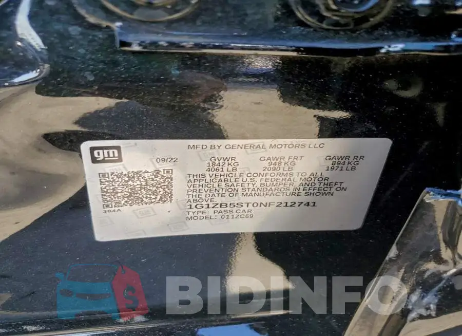 1G1ZB5ST0NF212741 Photo# 12