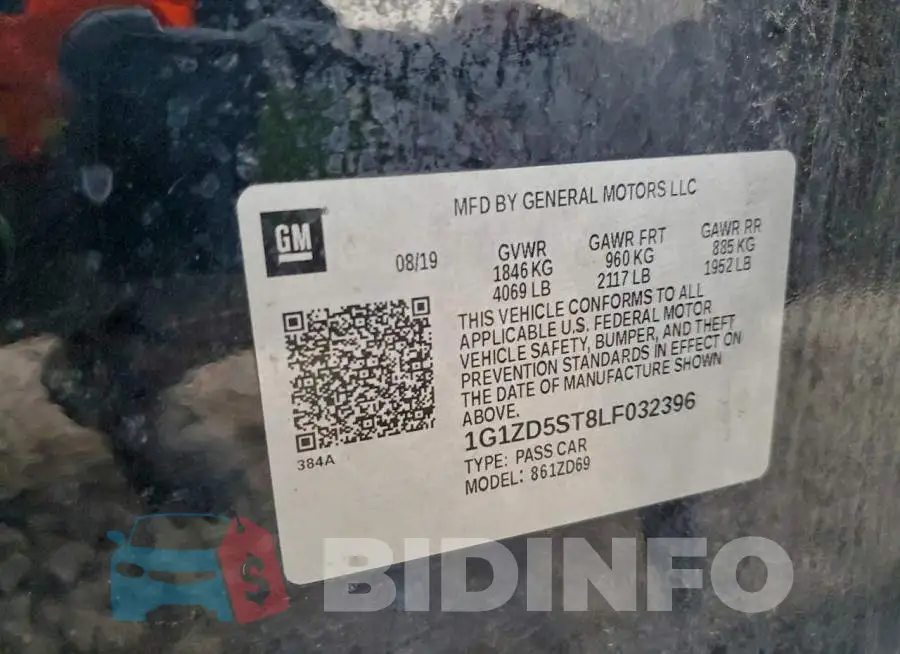1G1ZD5ST8LF032396 Photo# 13