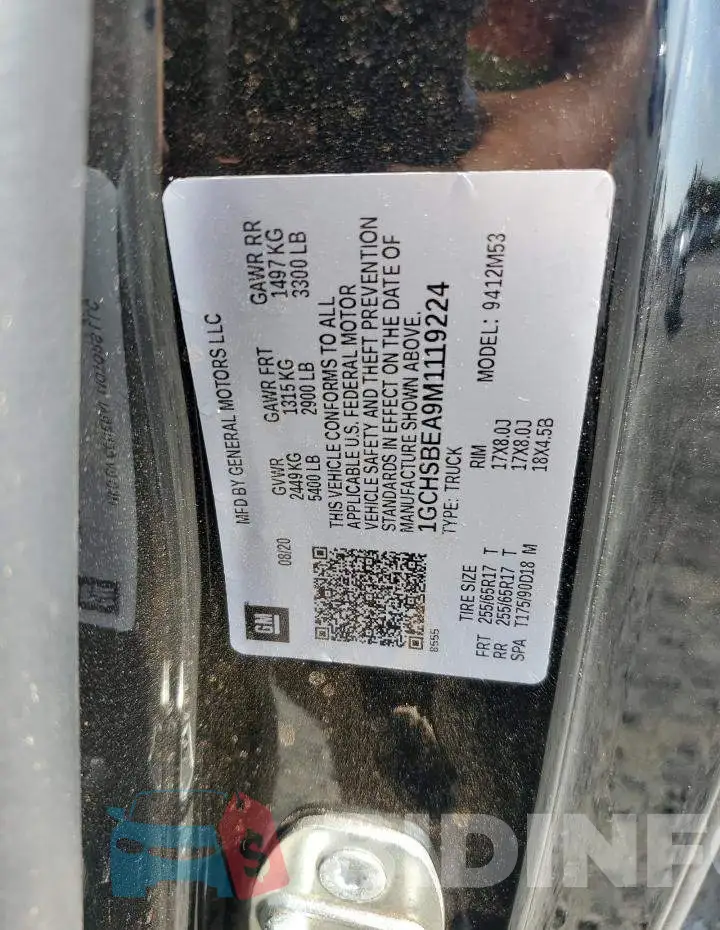 1GCHSBEA9M1119224 Photo# 12