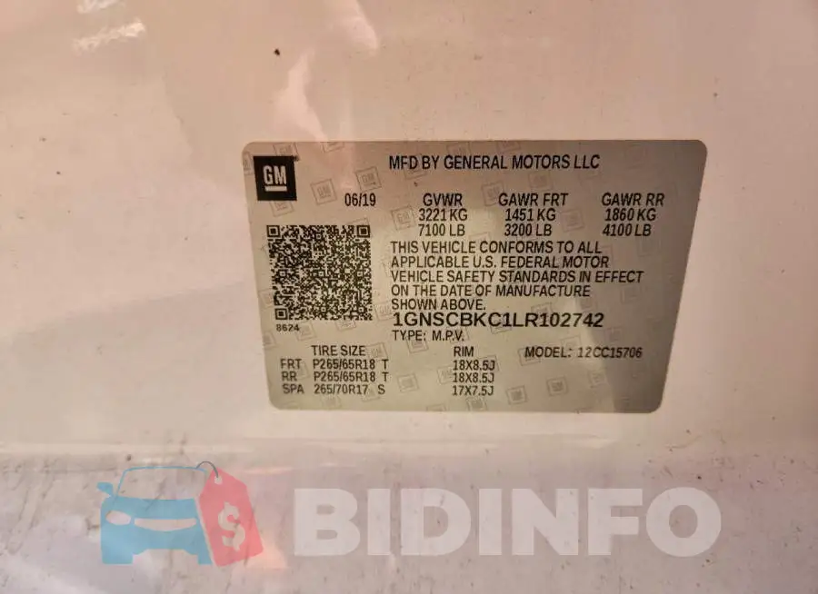 1GNSCBKC1LR102742 Photo# 13