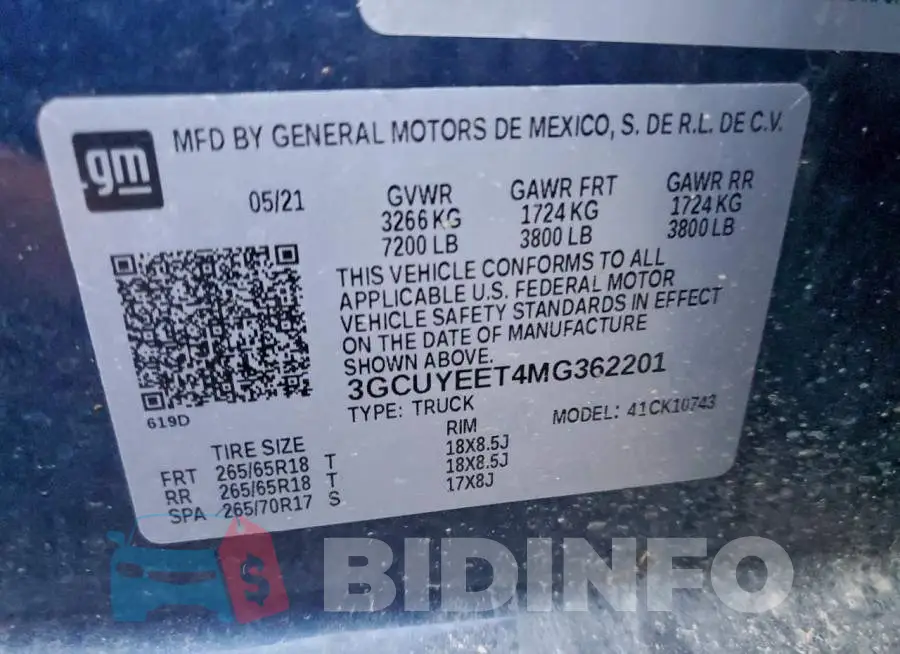 3GCUYEET4MG362201 Photo# 13