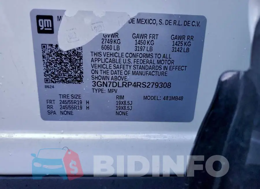 3GN7DLRP4RS279308 Photo# 14