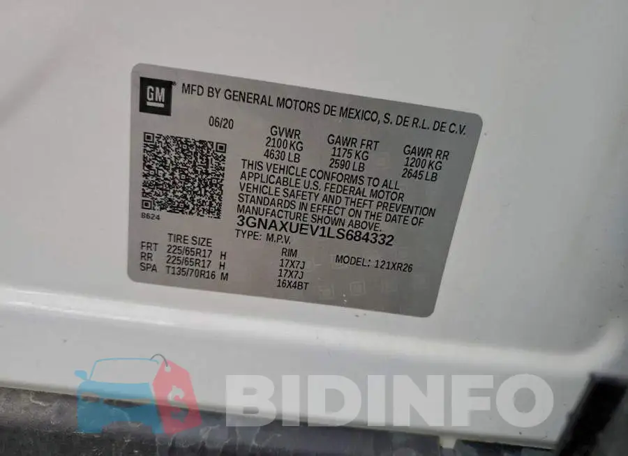 3GNAXUEV1LS684332 Photo# 14