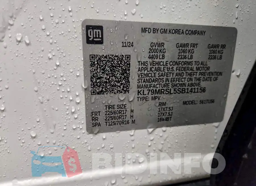 KL79MRSL5SB141156 Photo# 13