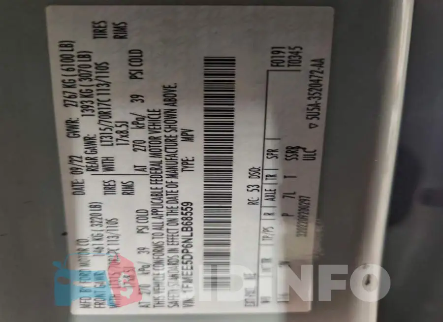 1FMEE5DP6NLB68559 Photo# 12