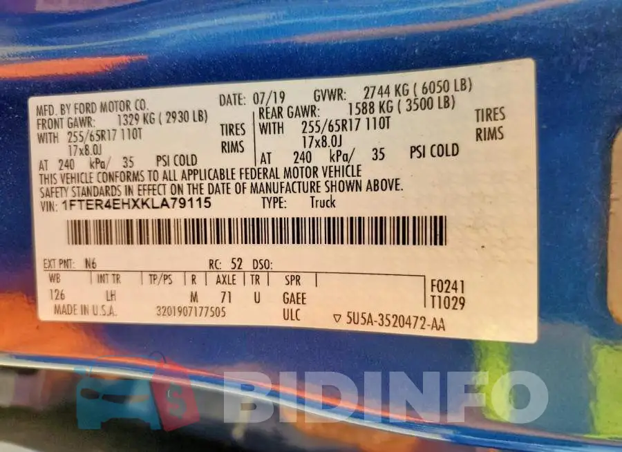 1FTER4EHXKLA79115 Photo# 12