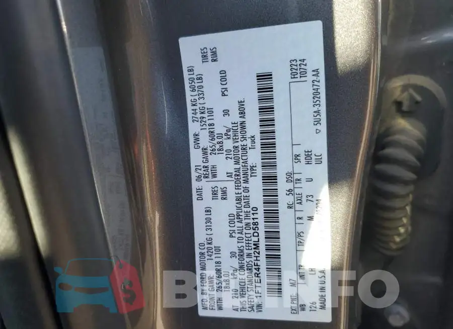 1FTER4FH2MLD58110 Photo# 12