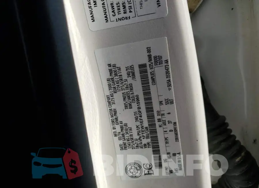 1FTEW1EF4GFB15960 Photo# 12