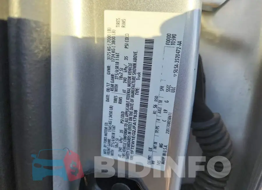 1FTEW1EG2JFA17638 Photo# 12