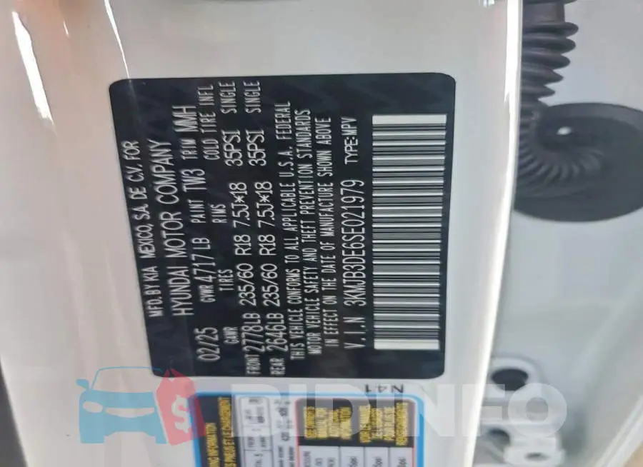 3KMJB3DE6SE021979 Photo# 14