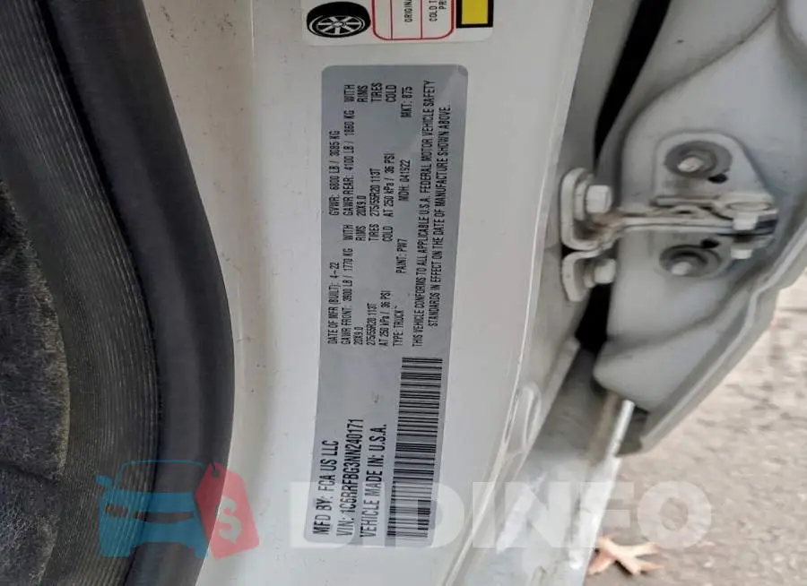 1C6RRFBG3NN240171 Photo# 13