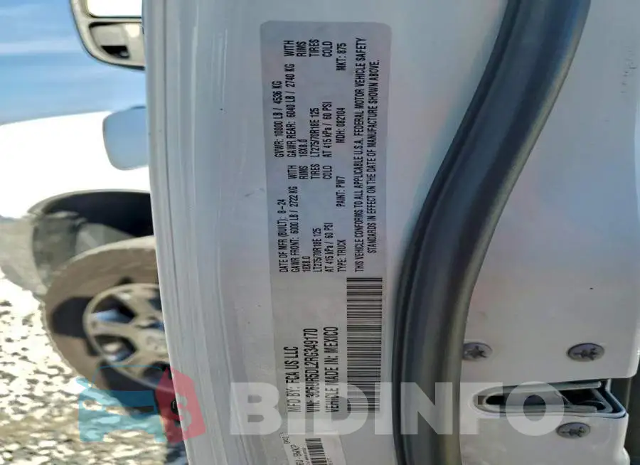 3C6UR5DL2RG349170 Photo# 12