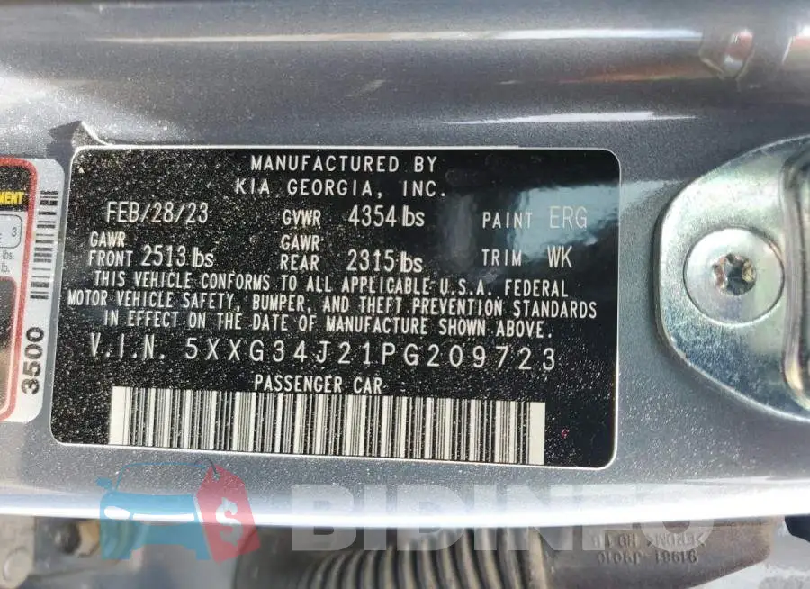 5XXG34J21PG209723 Photo# 13