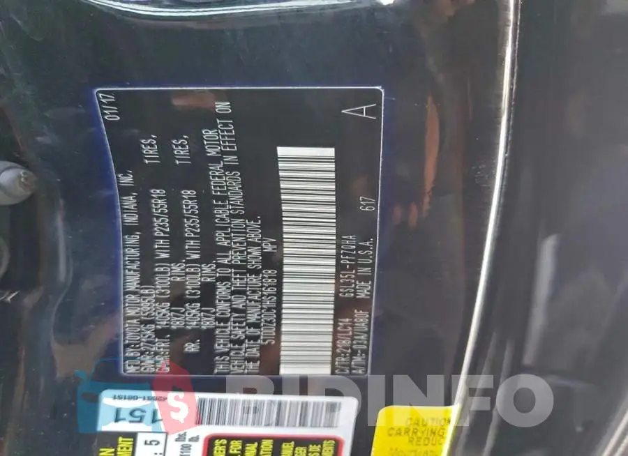 5TDDZ3DC1HS161818 Photo# 13