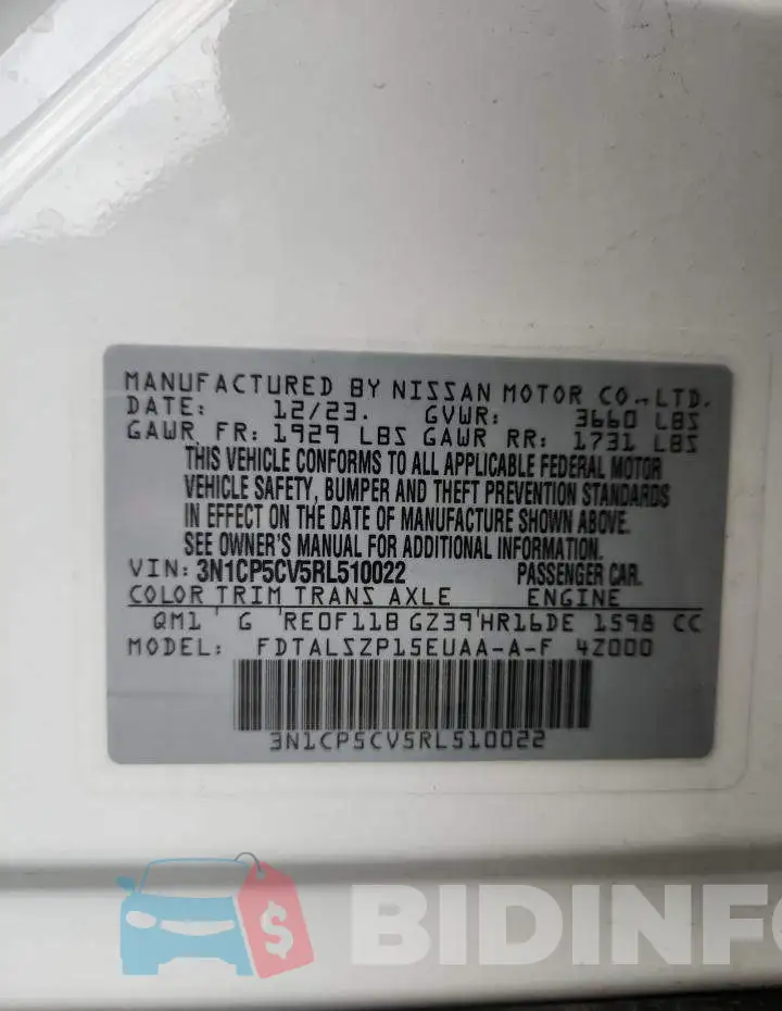 3N1CP5CV5RL510022 Photo# 13