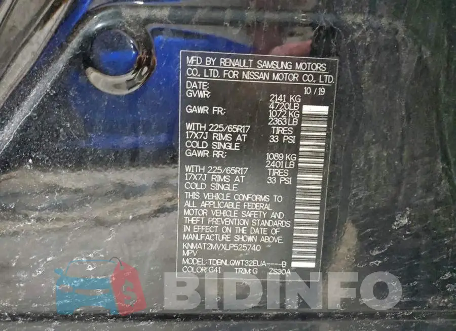 KNMAT2MVXLP525740 Photo# 13