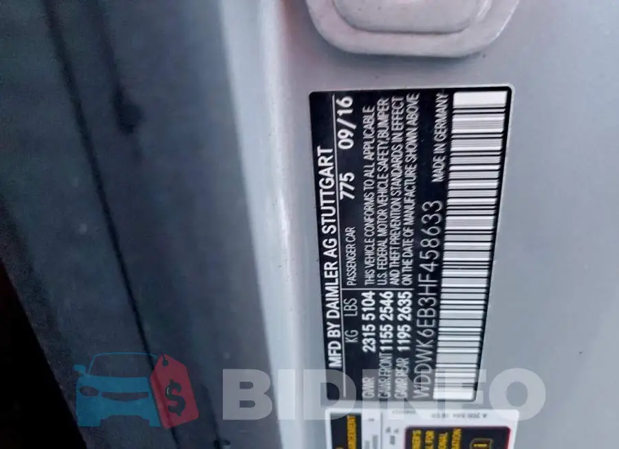 WDDWK6EB3HF458633 Photo# 12