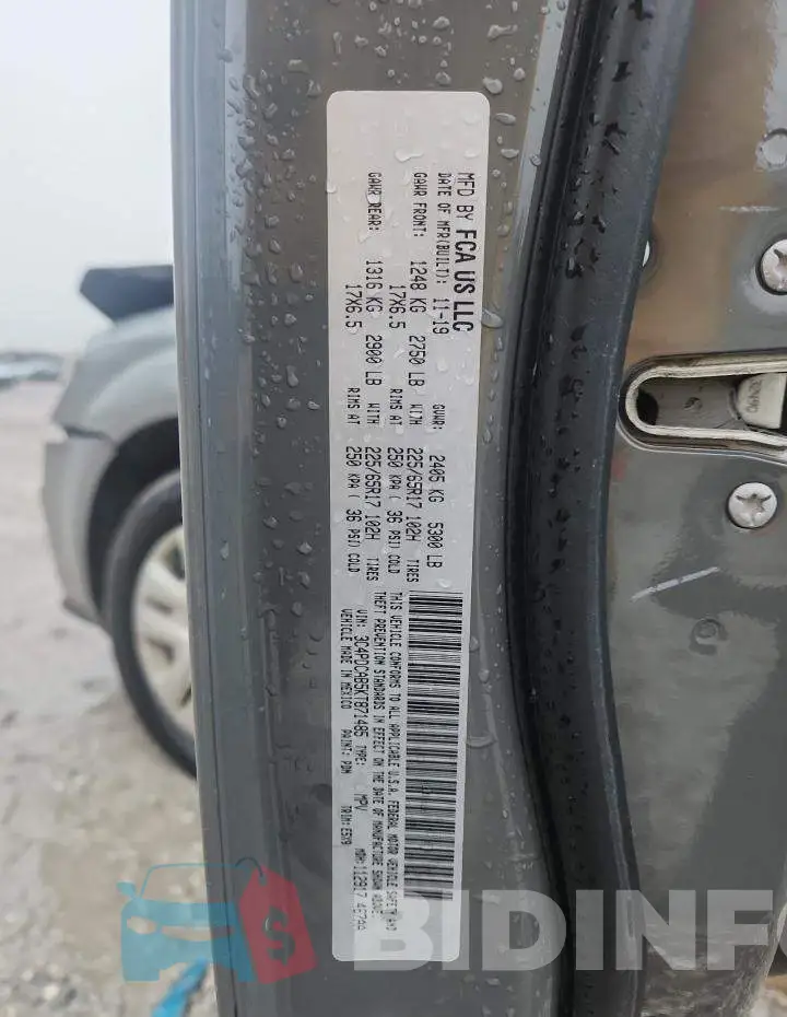 3C4PDCAB5KT871485 Photo# 13