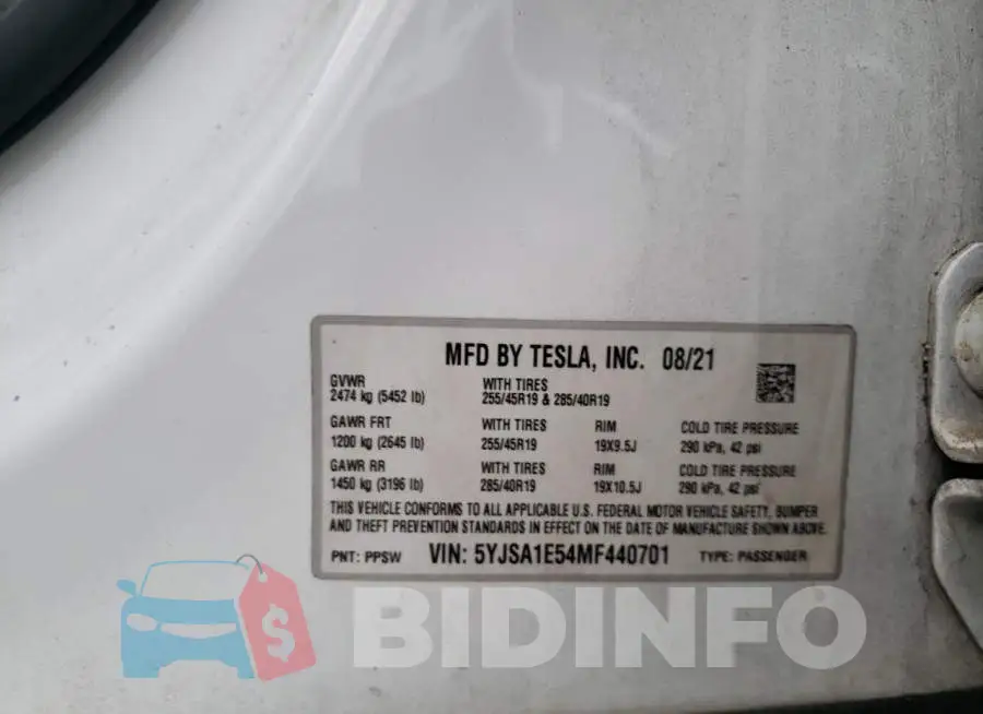 5YJSA1E54MF440701 Photo# 12