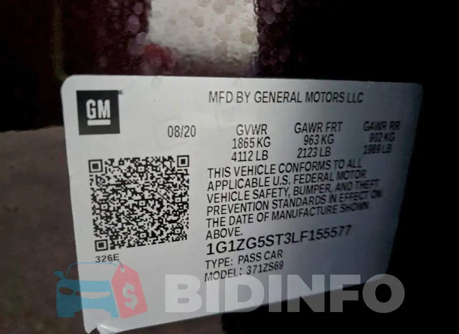 1G1ZG5ST3LF155577 Photo# 12