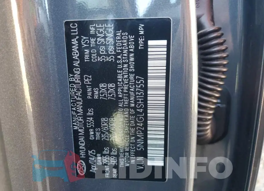 5NMP24GL4SH137557 Photo# 13