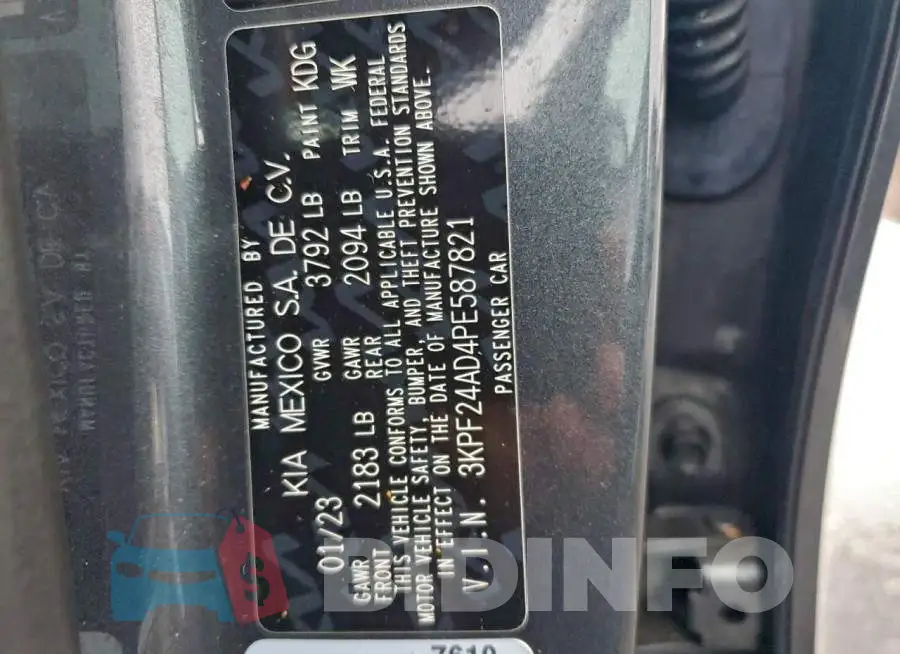 3KPF24AD4PE587821 Photo# 12