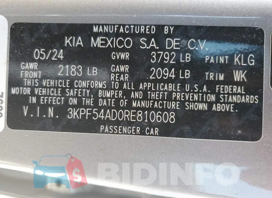 3KPF54AD0RE810608 Photo# 12